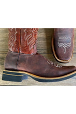 Load image into Gallery viewer, Cactus Country Men’s Dark Wine Square Toe