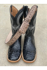 Load image into Gallery viewer, Cactus Exotic Gray Ostrich Belt