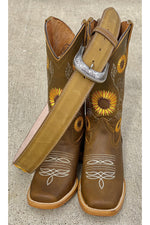 Load image into Gallery viewer, Cactus Country Golden Sunflower Belt