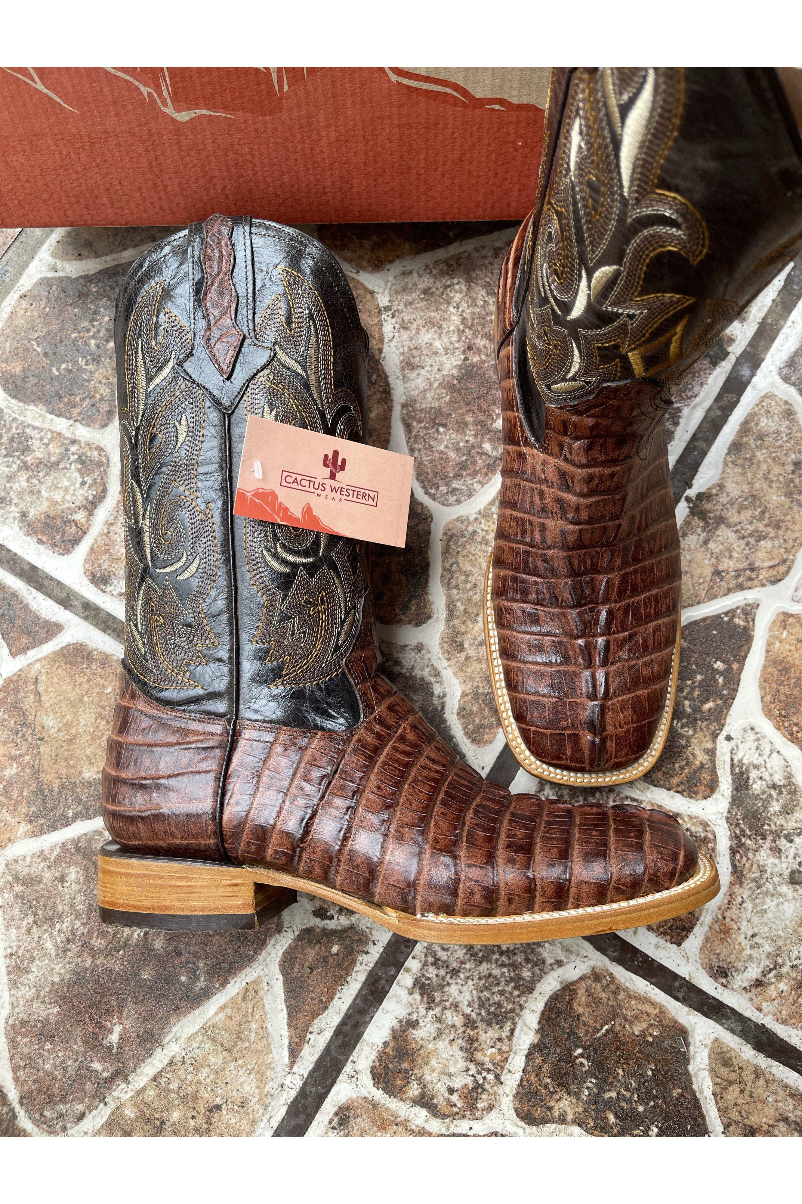 Cactus Exotic Men's Brown Caiman Tail