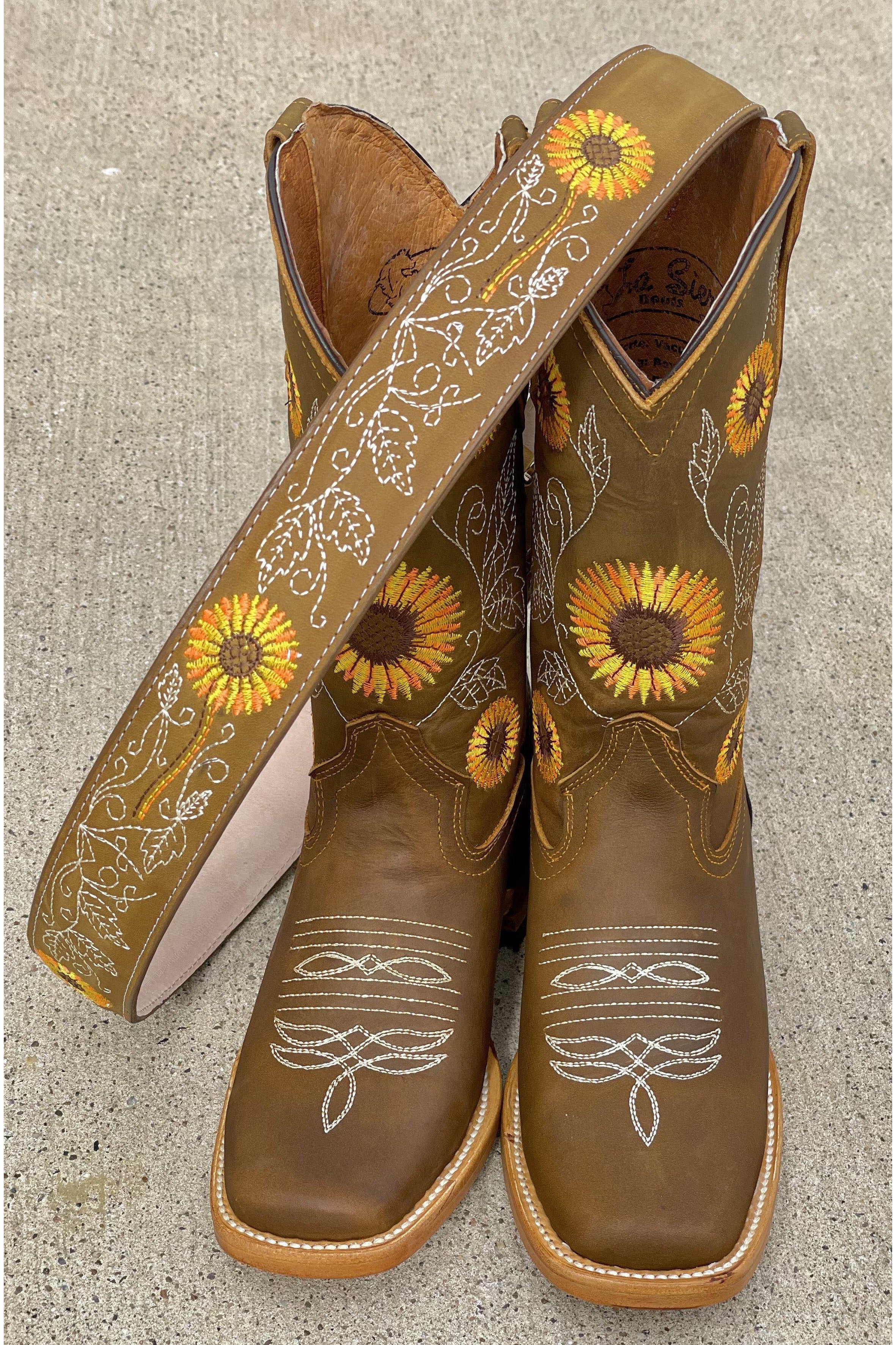 Cactus Country Golden Sunflower Belt