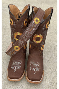 Cactus Country Brown Sunflower Belt