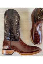 Load image into Gallery viewer, Cactus Exotic Men&#39;s Cognac Sea Turtle Boots
