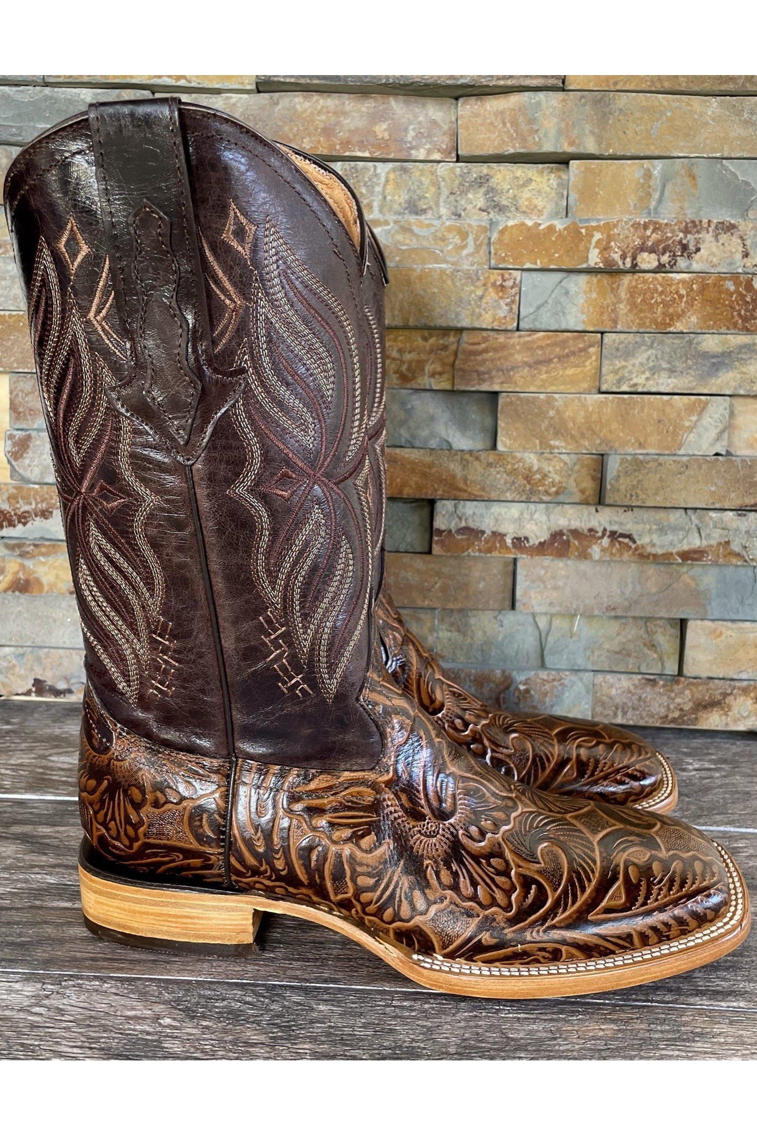 Cactus Men’s Brown Hand Tool Flor Boots